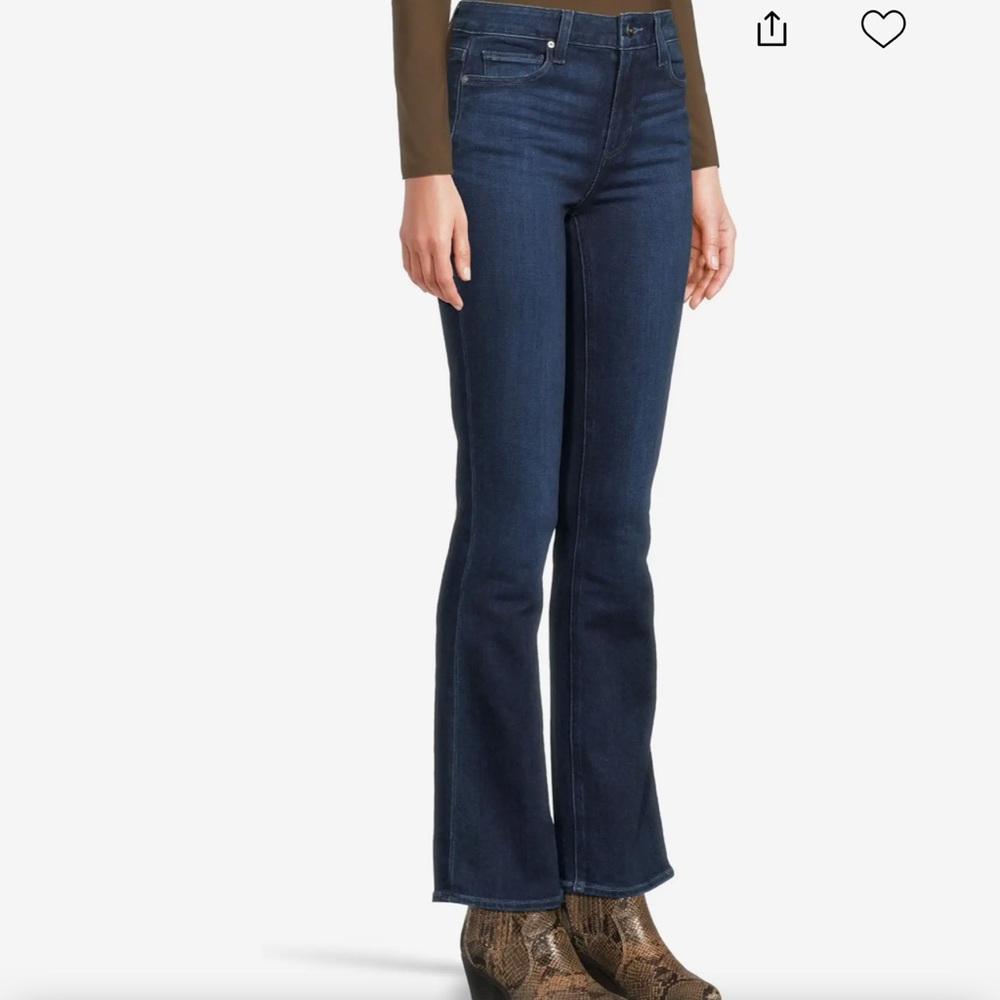 PAIGE Midnight Flare Jeans - Picture 4 of 8
